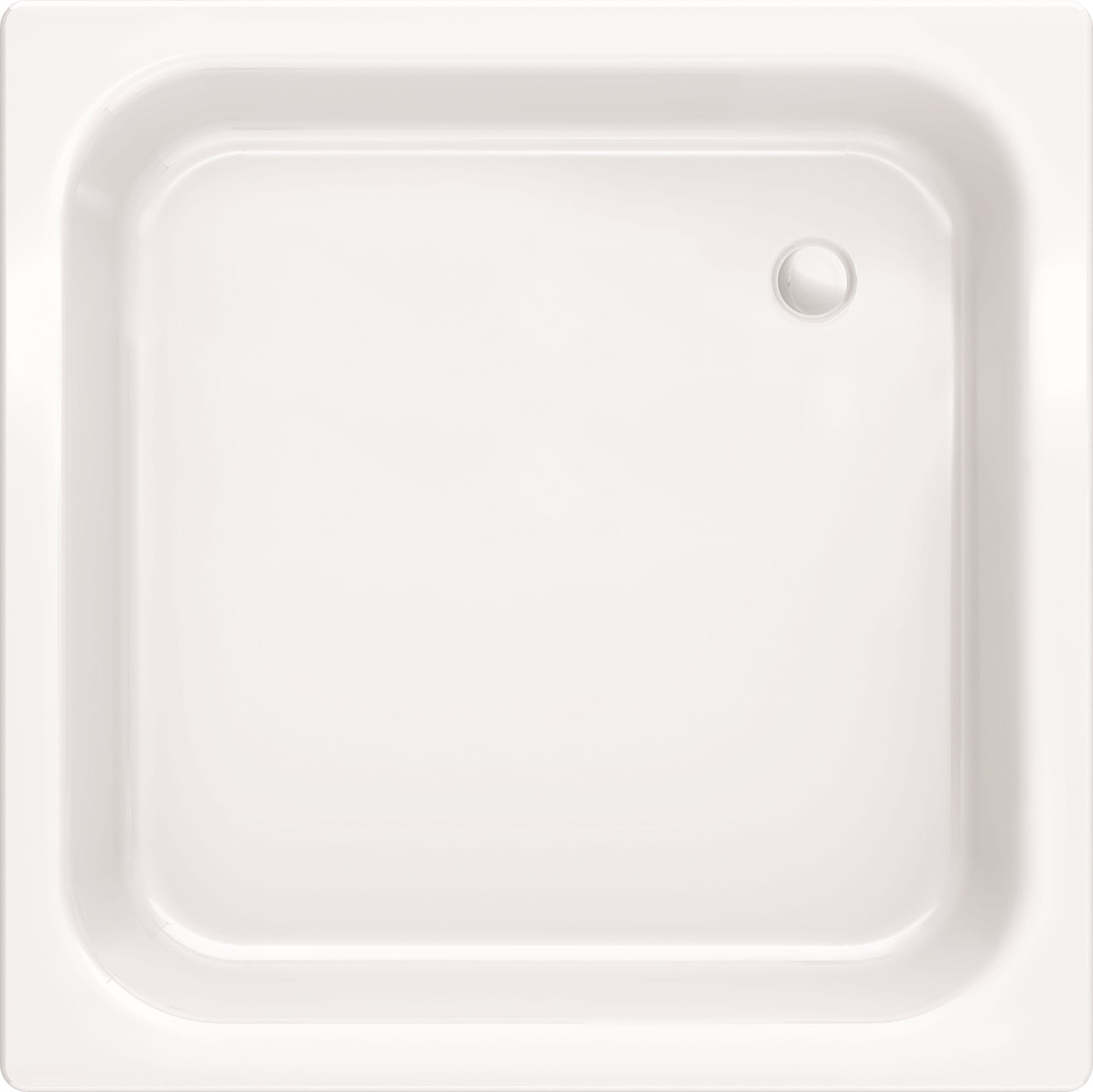 Sprchová vanička Alkotest A2B517G000 / ROCA / SACHA / OCELOVÁ VANIČKA 80X80X13,5 /