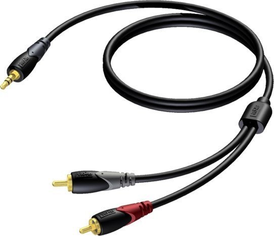 Kabel Procab  CLA711/20 3,5 mm Jack samec stereo - 2 x RCA/Cinch samec 20 m