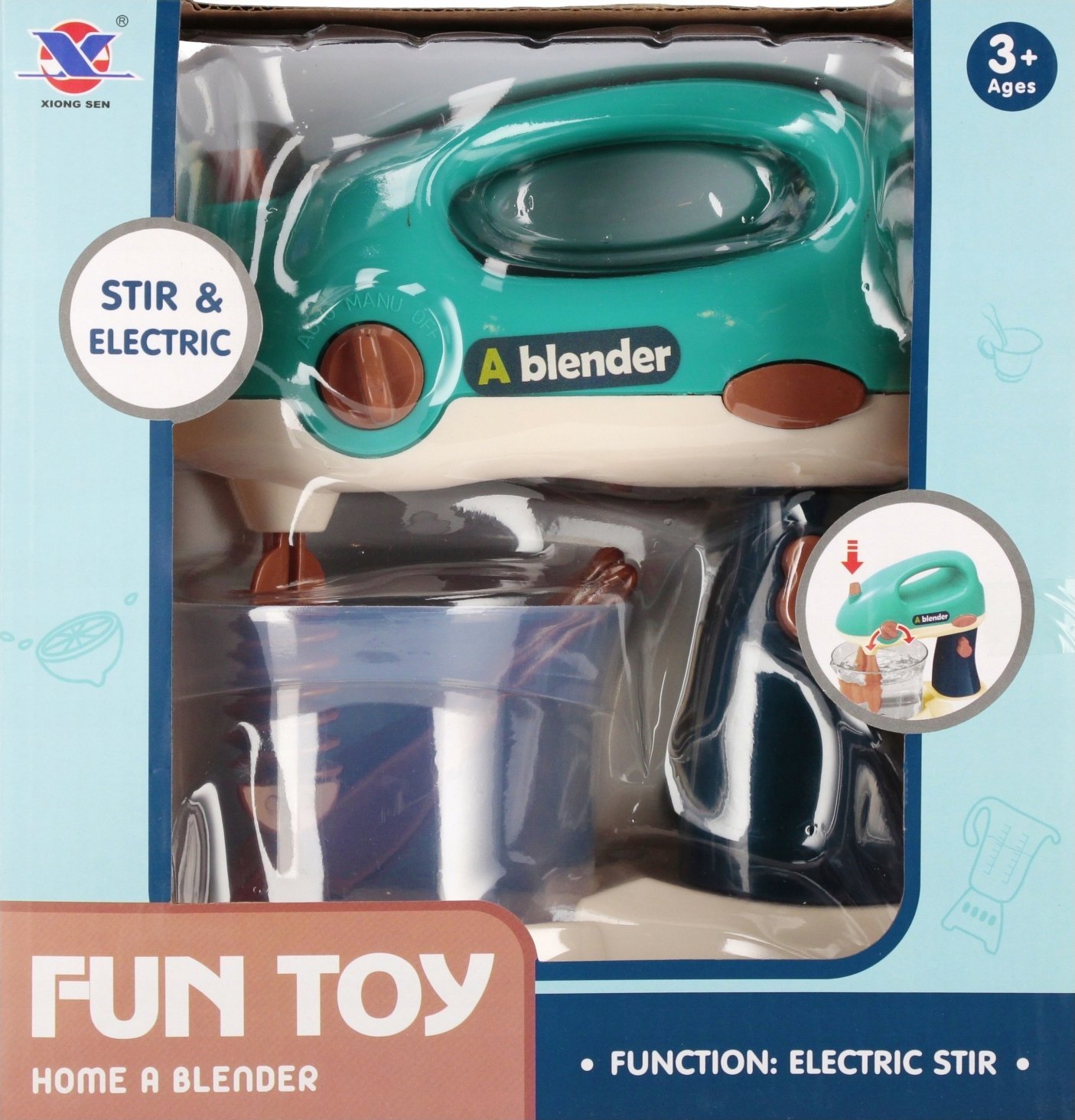 Mega Creative MIXER B/O AKC 22X22X13 MC WB 12/24