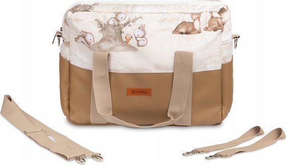 Sensillo TAŠKA NA KOČÁREK EKO KŮŽE GRASS HNĚDÁ