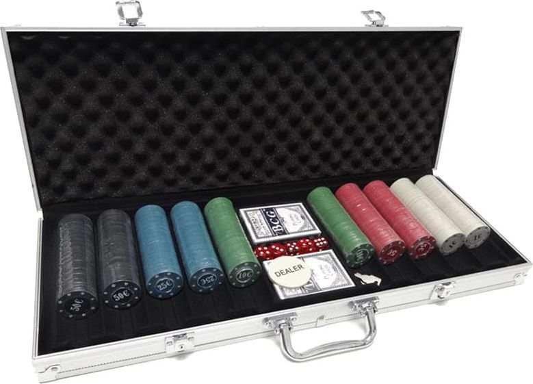 B10 POKER SET 500 CHIPS