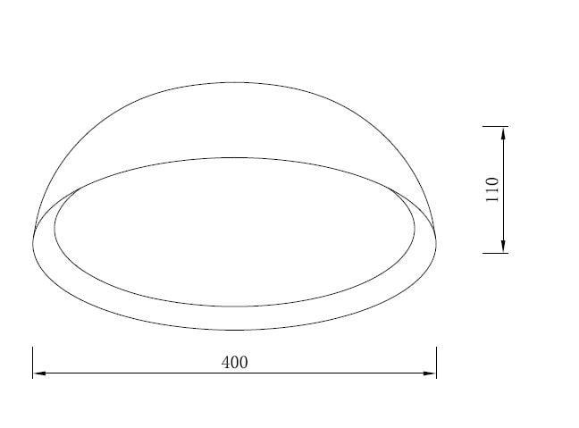 Svítidlo Plafon Domoletti SIAN, 30 W, 4000 °K