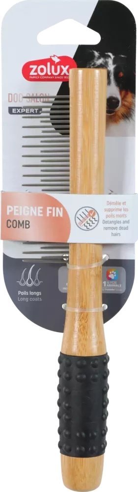 Zolux ZOLUX Hustý dřevěný hřeben pro psy PSÍ SALON