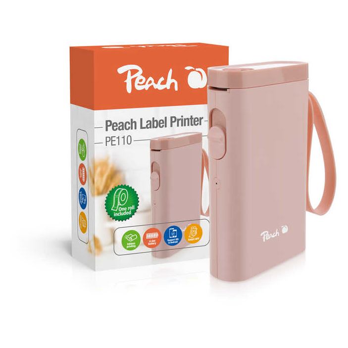 Peach PE110, tiskárna etiket