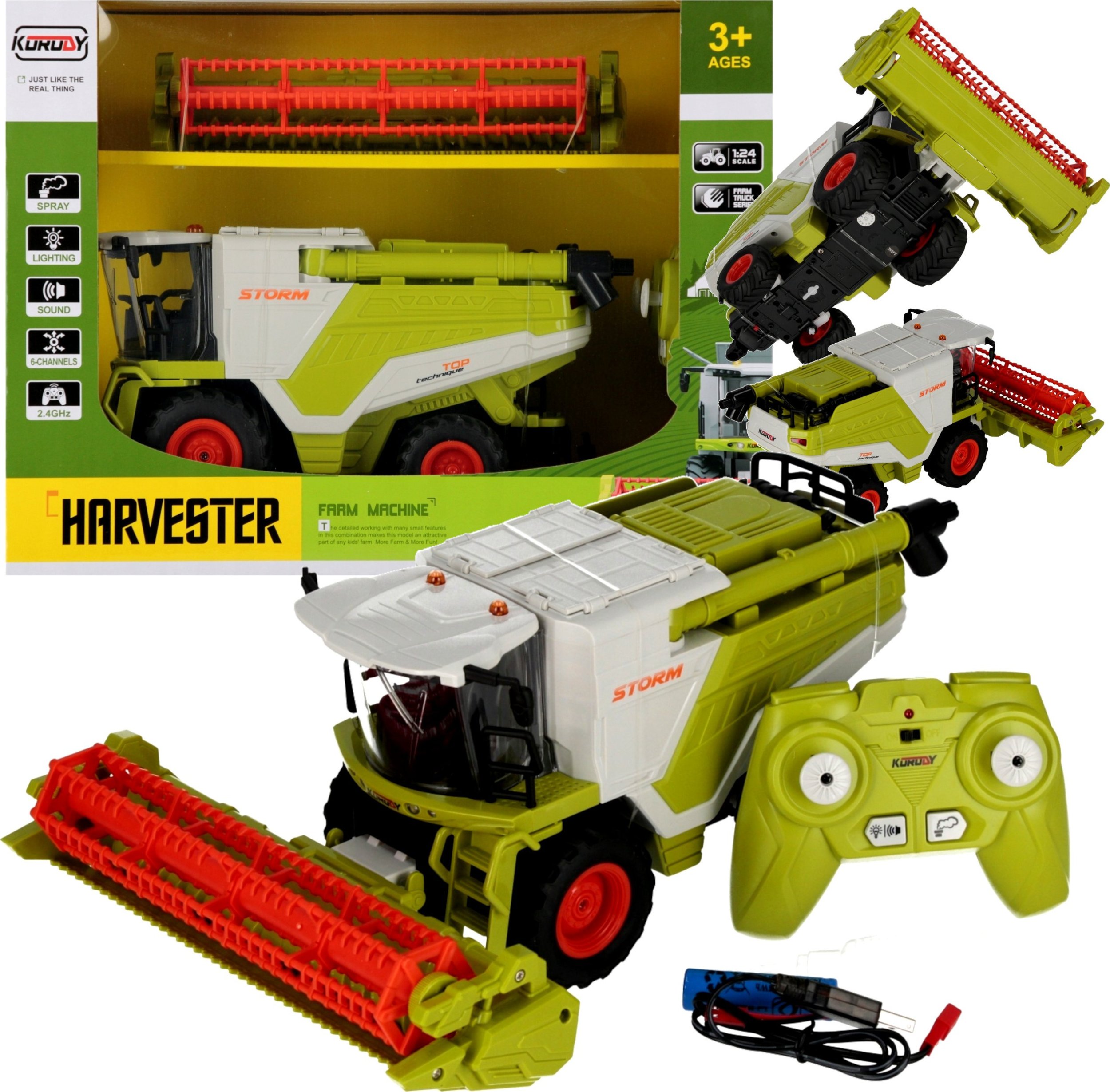 Mega Creative Kombajn Velká dálkově ovládaná hračka pro děti