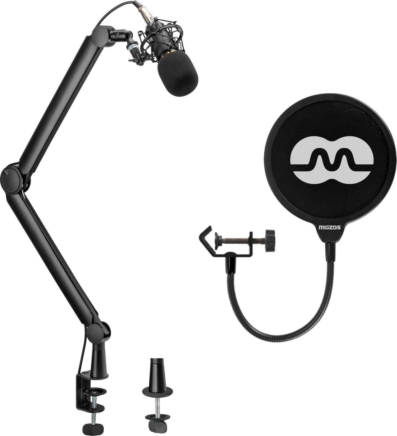 Mozos Mozos SB39 - Stojan na stolní mikrofon + Pop Filter pro mikrofon PS-1