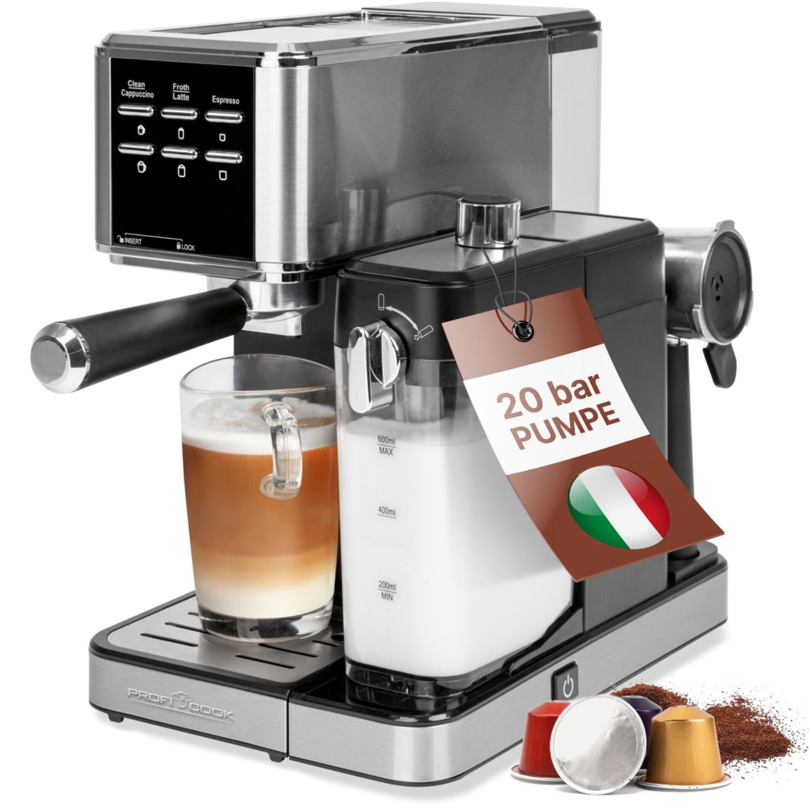 Portafiltr Proficook PC-ES-KA 1266 a Nespresso
