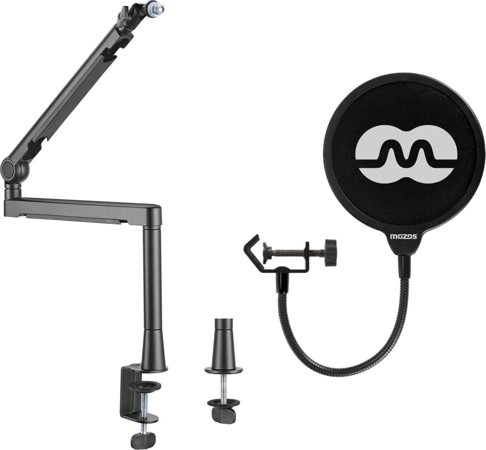 Rameno mikrofonního stojanu Mozos Mozos SB40 + pop filtr mikrofonu PS-1