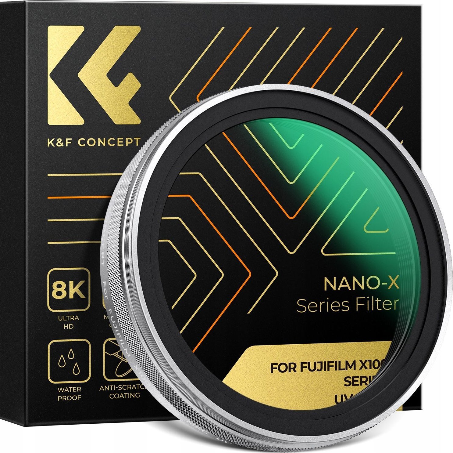 Kf filtr UV filtr Nano-x MRC K&f Concept pro Fujifilm X100 X100s X100v X100f X100vi / Kf01.2703