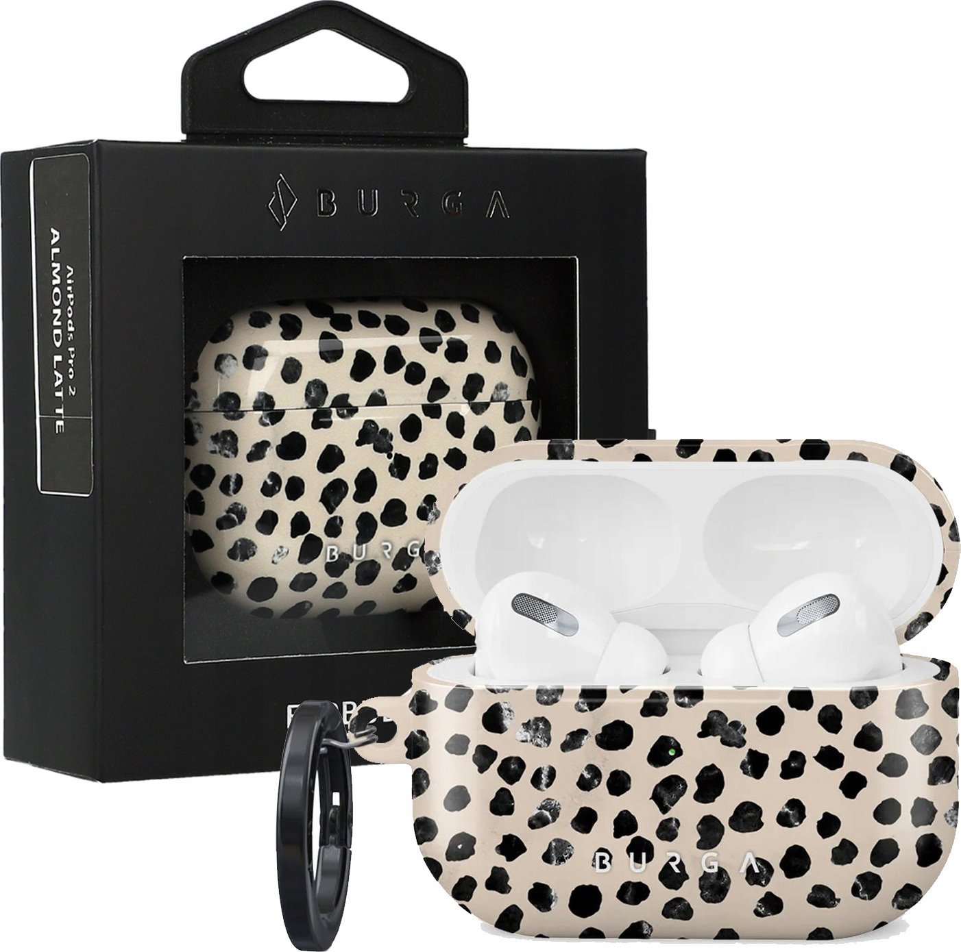 Slowmoose Burga - Ochranný kryt pro AirPods Pro 2 (mandlové latte)