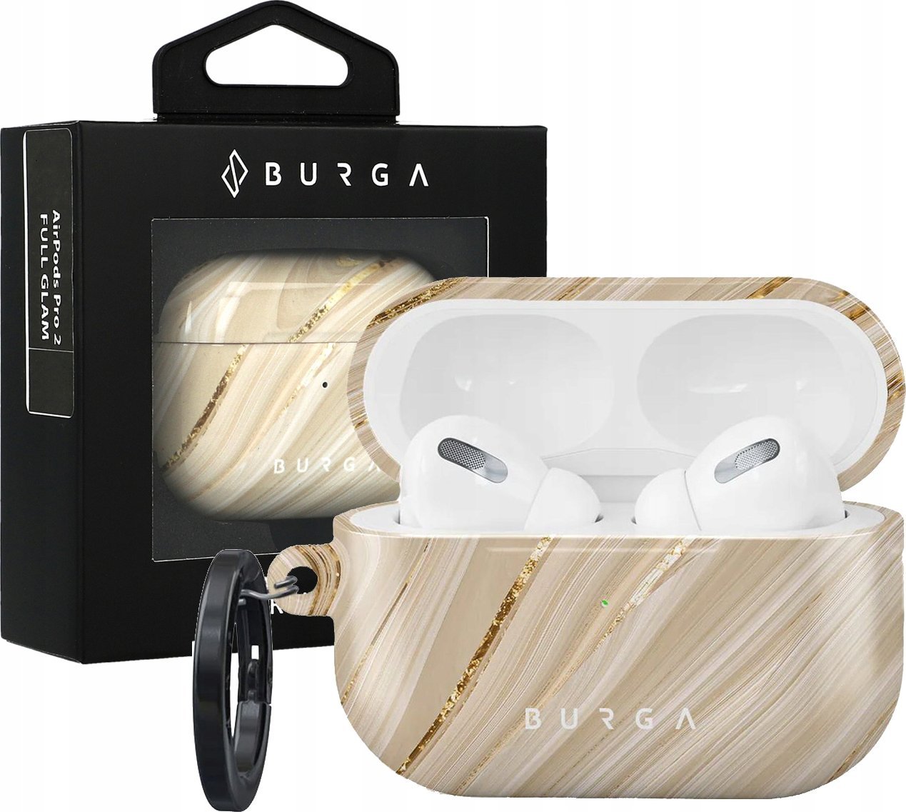 Slowmoose Burga - Ochranný kryt pro AirPods Pro 2 (Full Glam)
