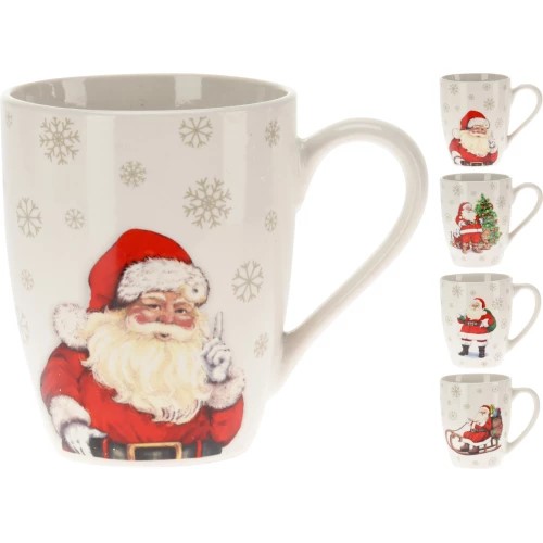 Hrnek 340 ml mix 4 motivu porcelán