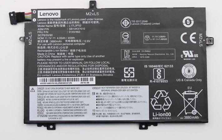 Baterie Lenovo Interní 3C 45WH LI baterie