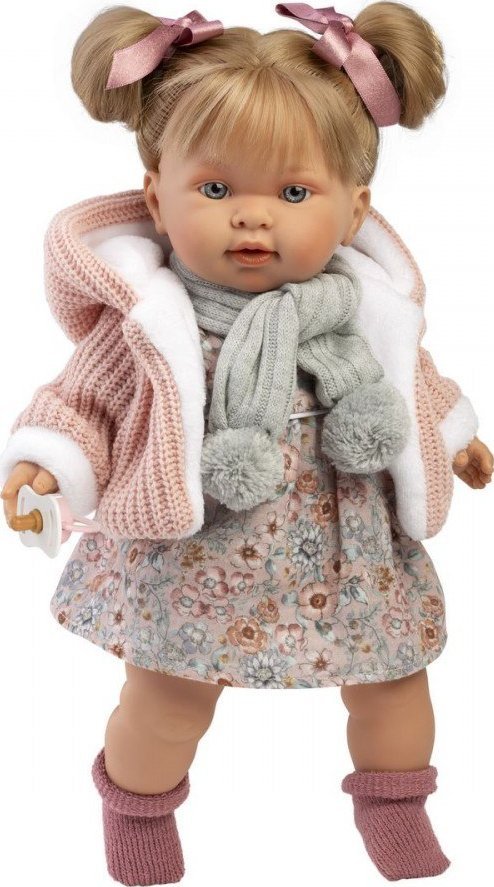 Llorens  14284 Panenka Alexandra 42 cm s měkkým bříškem