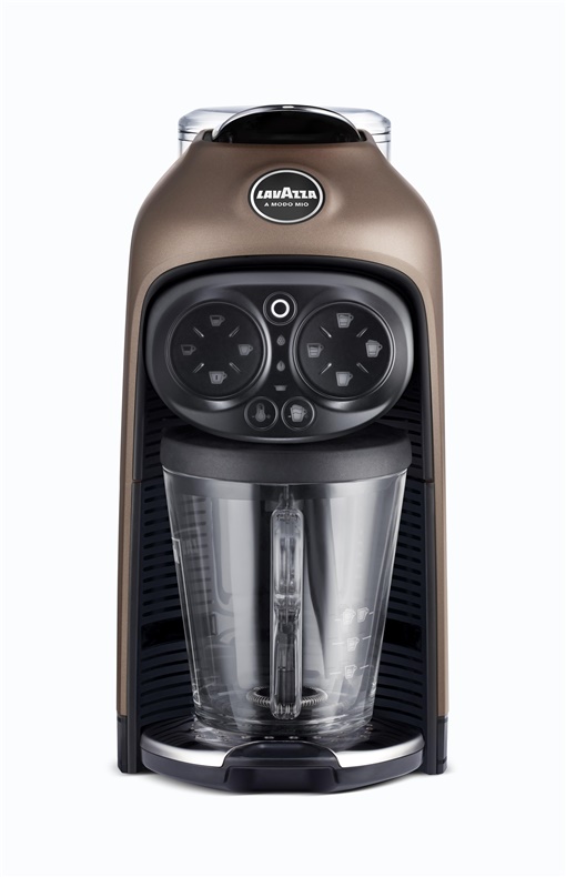 Kávovar na kapsle Lavazza Desea, hnědý