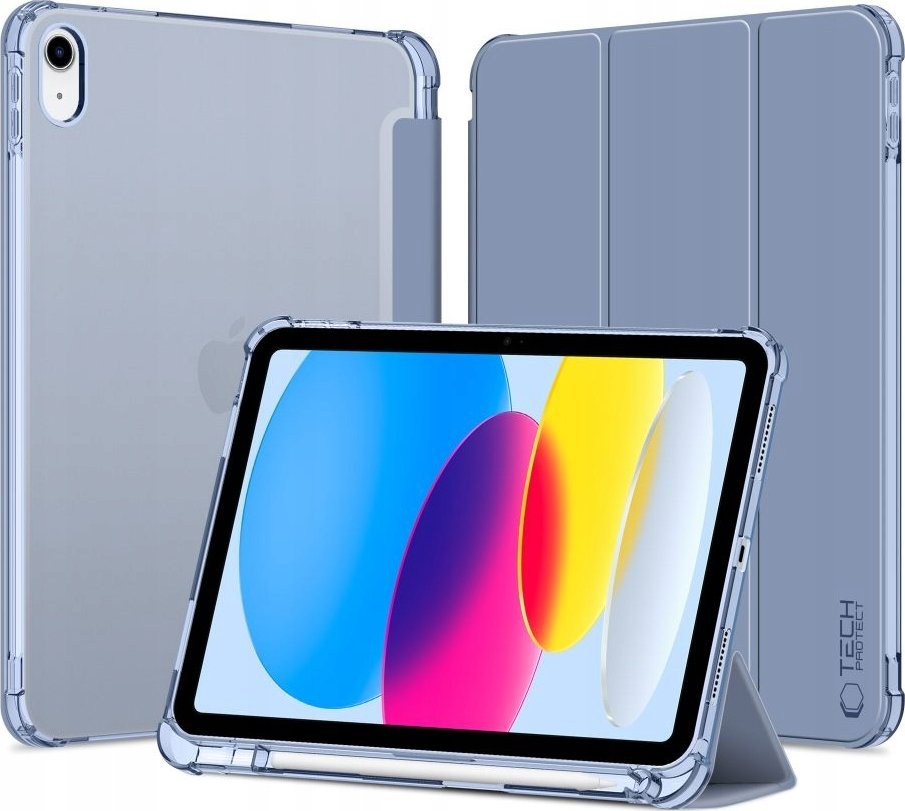 Tech-Protect Pouzdro na tablet TECH-PROTECT SC PEN HYBRID IPAD 10.9 10 / 2022 KŘIŠŤÁLOVĚ MODRÁ