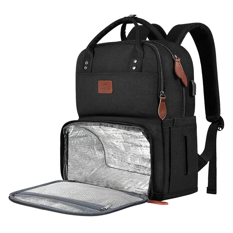 Batoh na notebook / taška na oběd 15,6   Matein 1162 USB Black