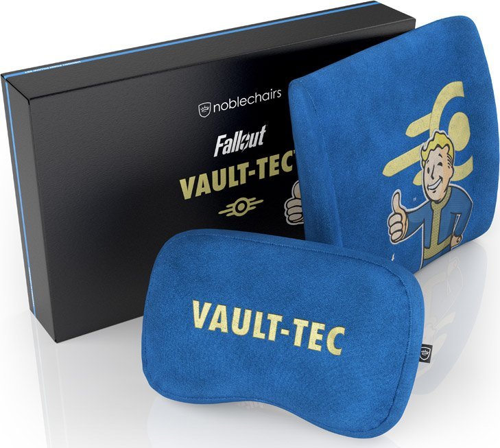 noblechairs Fallout Vault-Tec Edition sada paměťových polštářů na křesla