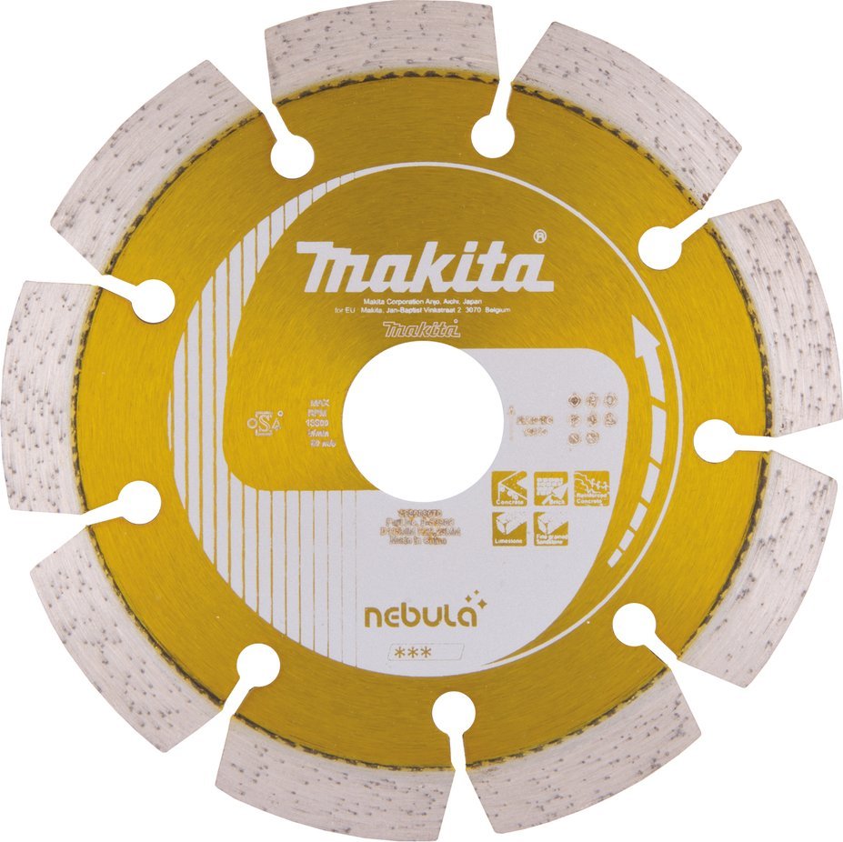 Makita DIAMANTOVÝ KOTOUČ MAKITA 115x22,23 mm SEGMENTOVÝ (SUCHÝ) BETON