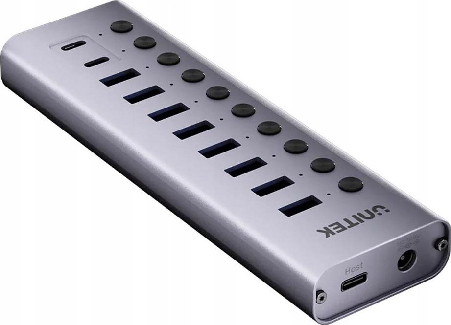 HUB USB Unitek Unitek Hub USB C/USB A 10in1 5Gbps s přepínači portů