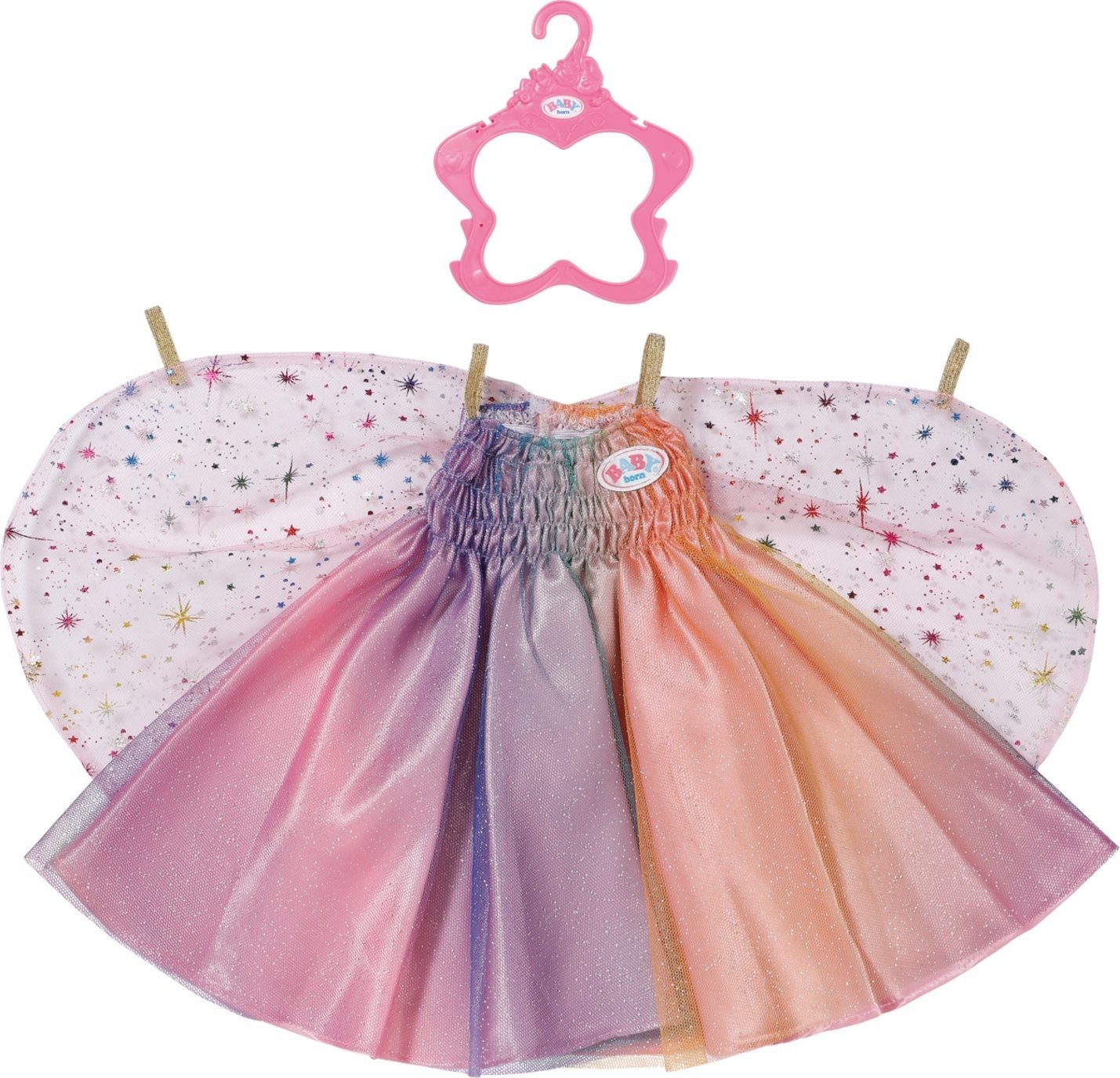ZAPF Creation BABY born® duhové šaty 43 cm, doplňky pro panenku