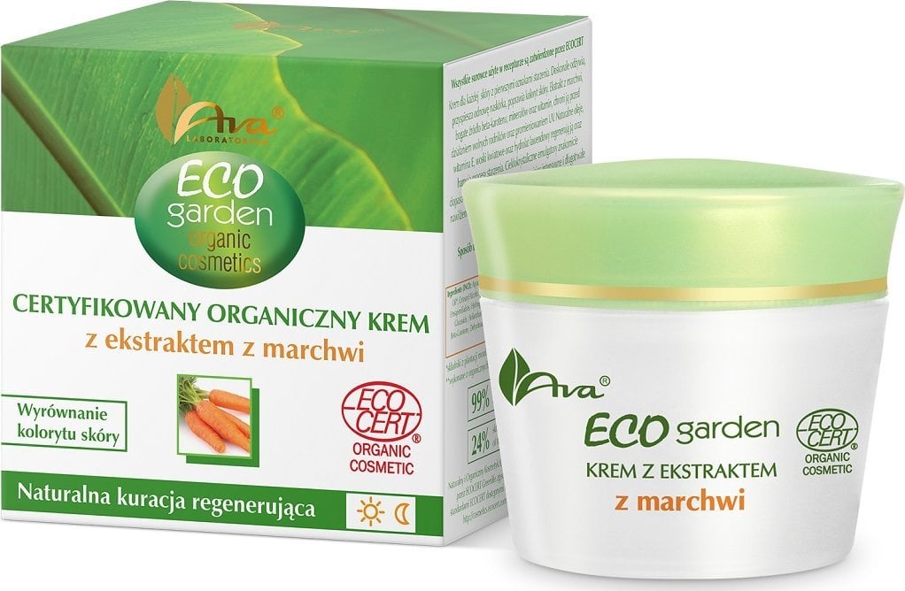 Alkotest Eco Garden Certified Organic krém s extraktem z mrkve 30+ 50ml