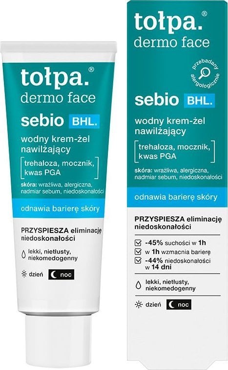 Alkotest Dermo Face Sebio BHL Hydratační vodní krém-gel na obličej 40 ml