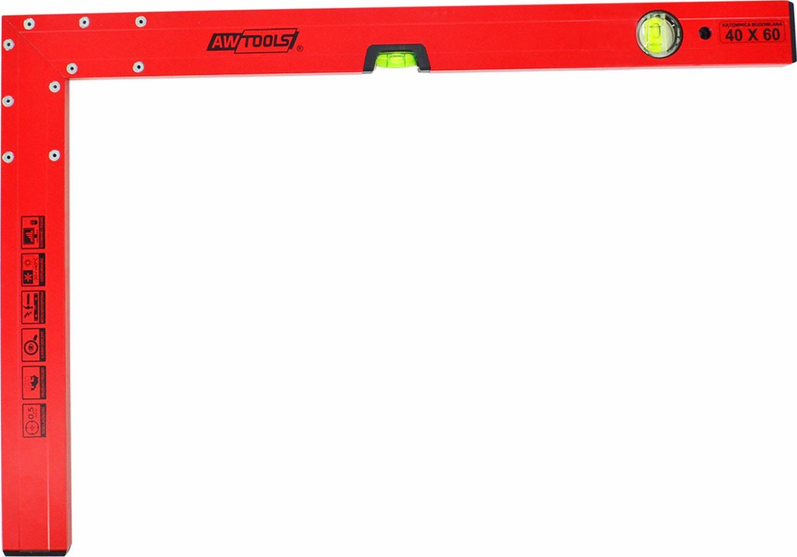 AWTools AWTOOLS ANGLE BAR VERTIKÁLNÍ / HORIZONTÁLNÍ 80x150cm