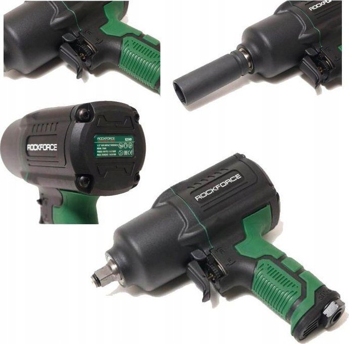 Rockforce rázový utahovák PNEUMATICKÝ KLÍČ 1450Nm 1/2 TWIN HAM MER