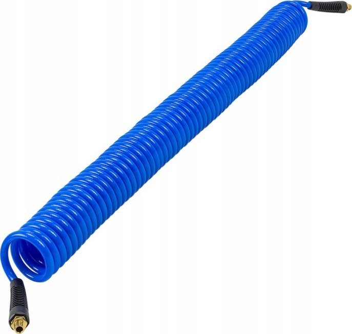 Forsage Spirálová hadice PU 8 mm x 12 mm x 10 m, s nástavcem 1/4