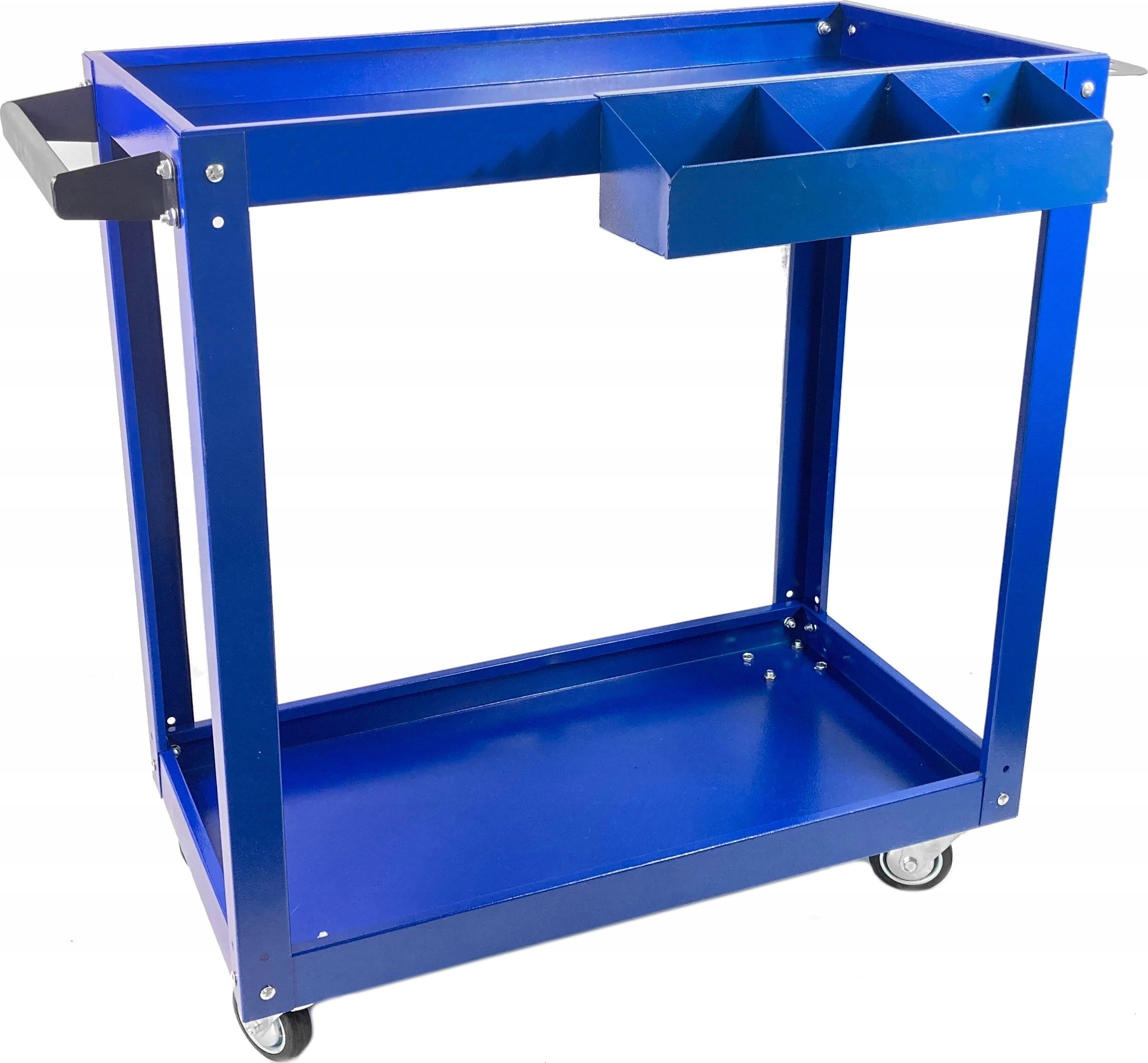Rockforce Tool Trolley Vozík na nářadí, dílenský vozík se 2 policemi, na kolečkách