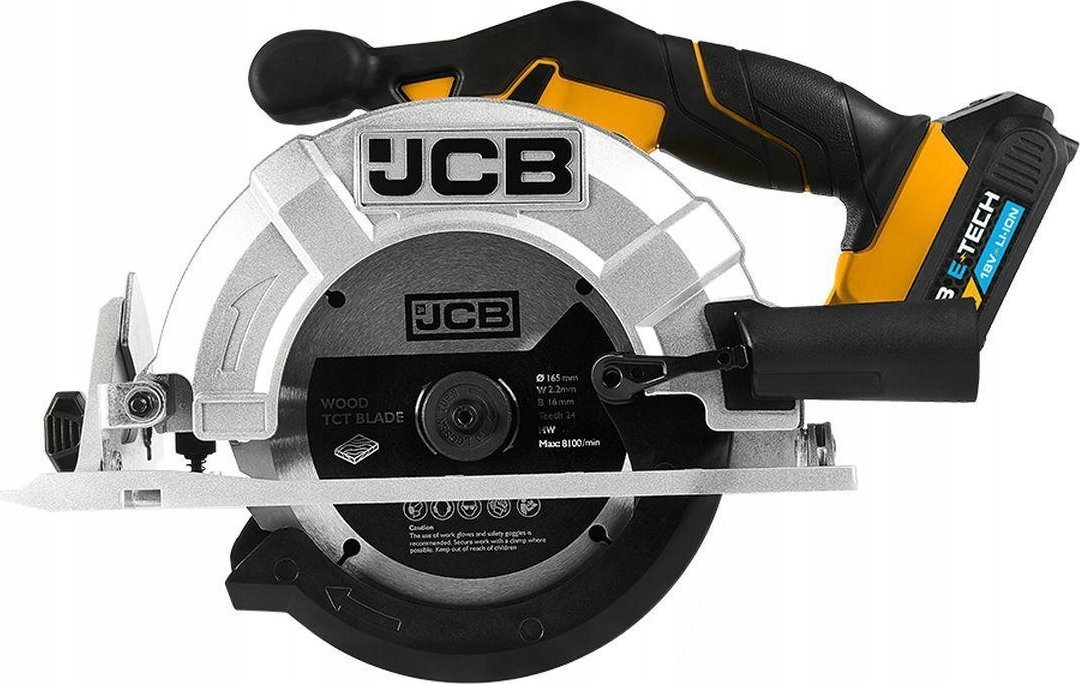 JCB Akumulátorová ponorná pila 18V 165 mm (sada: 2Ah baterie, nabíječka, brašna)