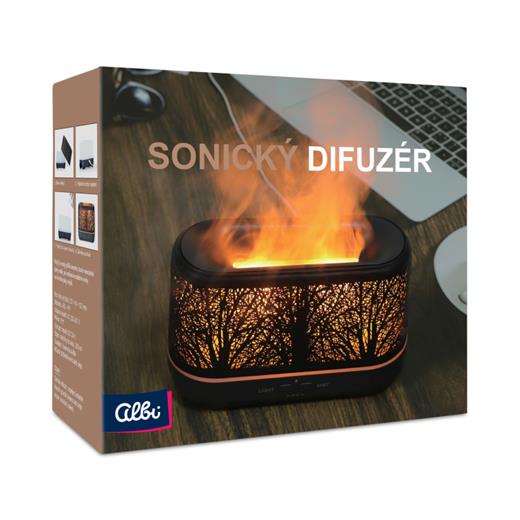 Aroma difuzér Albi bílý sonický Exclusive - Kapka