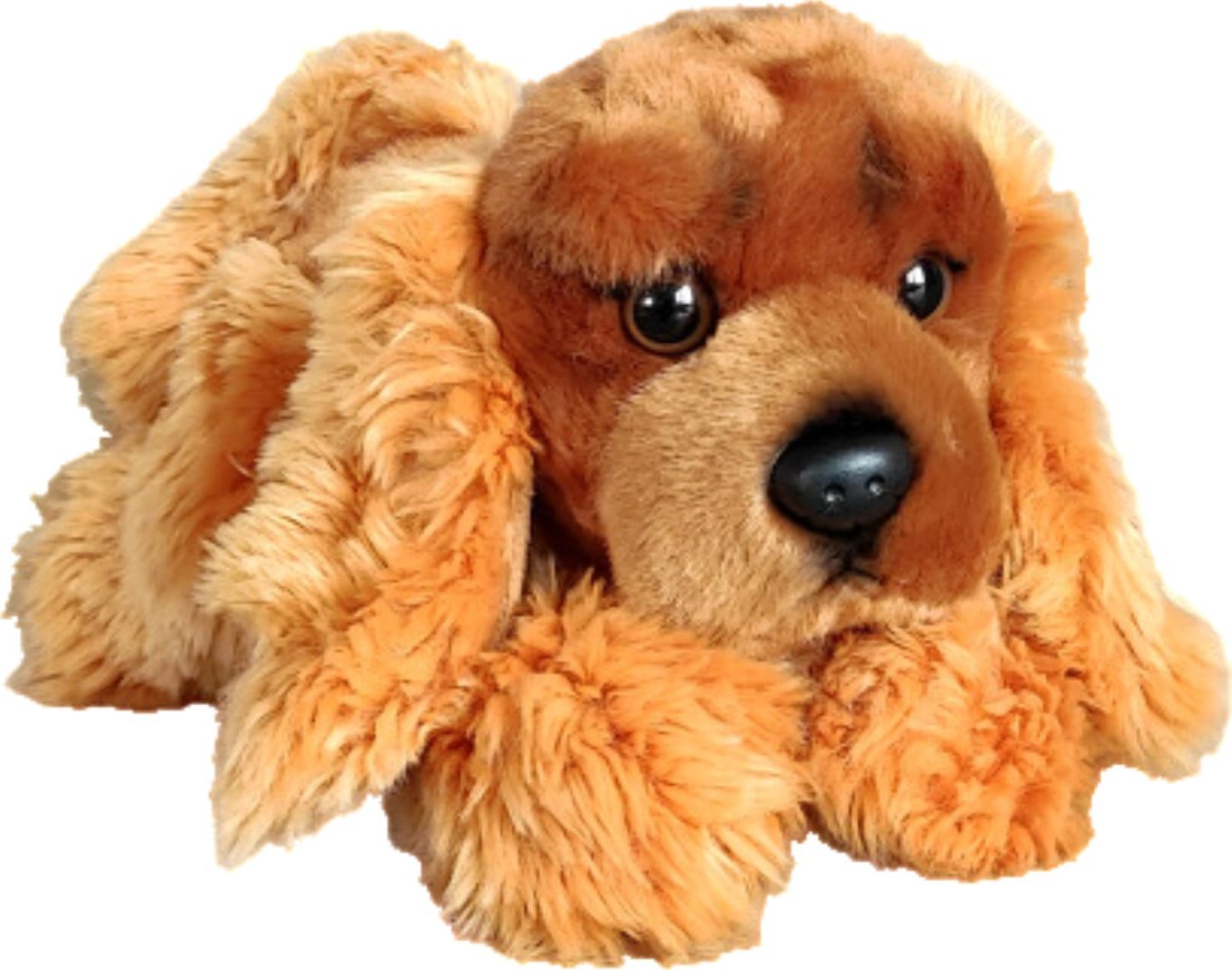 Dubi Plyšový maskot španěl, velký, 30 cm, měkký plyšový medvídek, pes