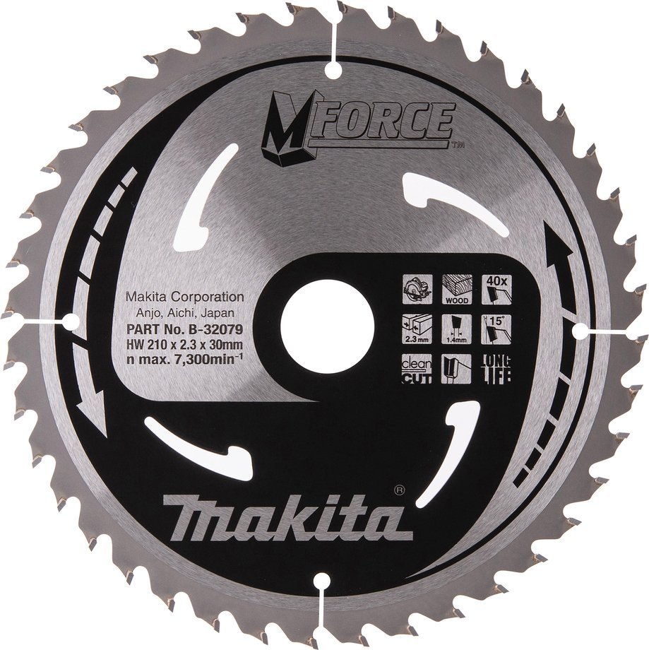 Makita MAKITA KRUHOVÁ PILA 210x30x40z M-FORCE WOOD