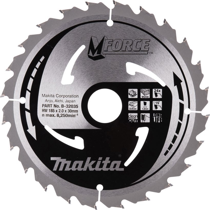 Makita MAKITA KRUHOVÁ PILA 185x30x24z M-FORCE WOOD