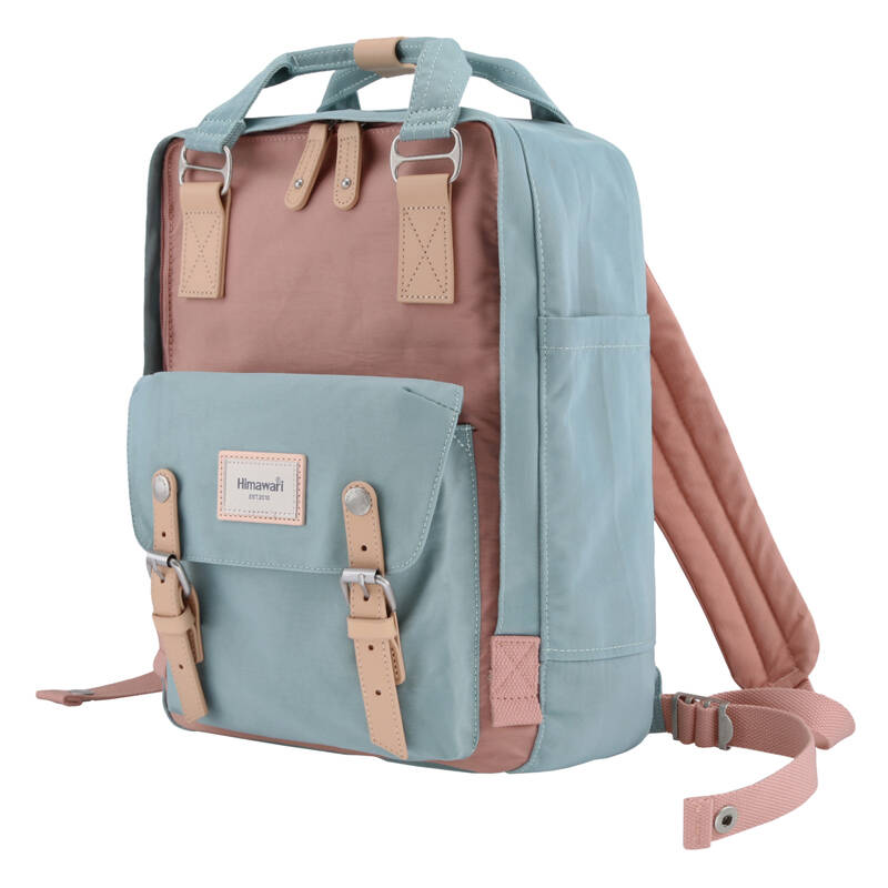 Batoh na notebook Himawari 188L-1 14   (růžovo-modrý)