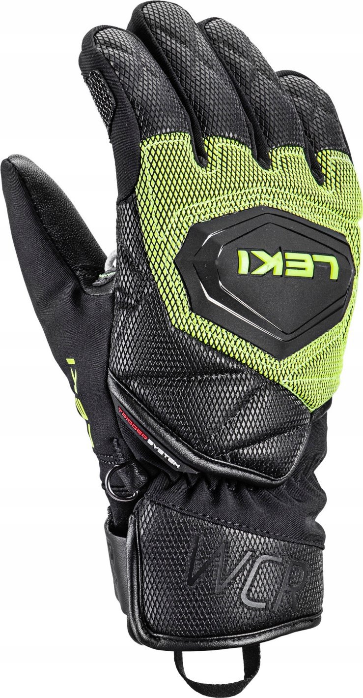Leki LEKI GLOVES WCR Coach 3D Jr. lemon 6.0