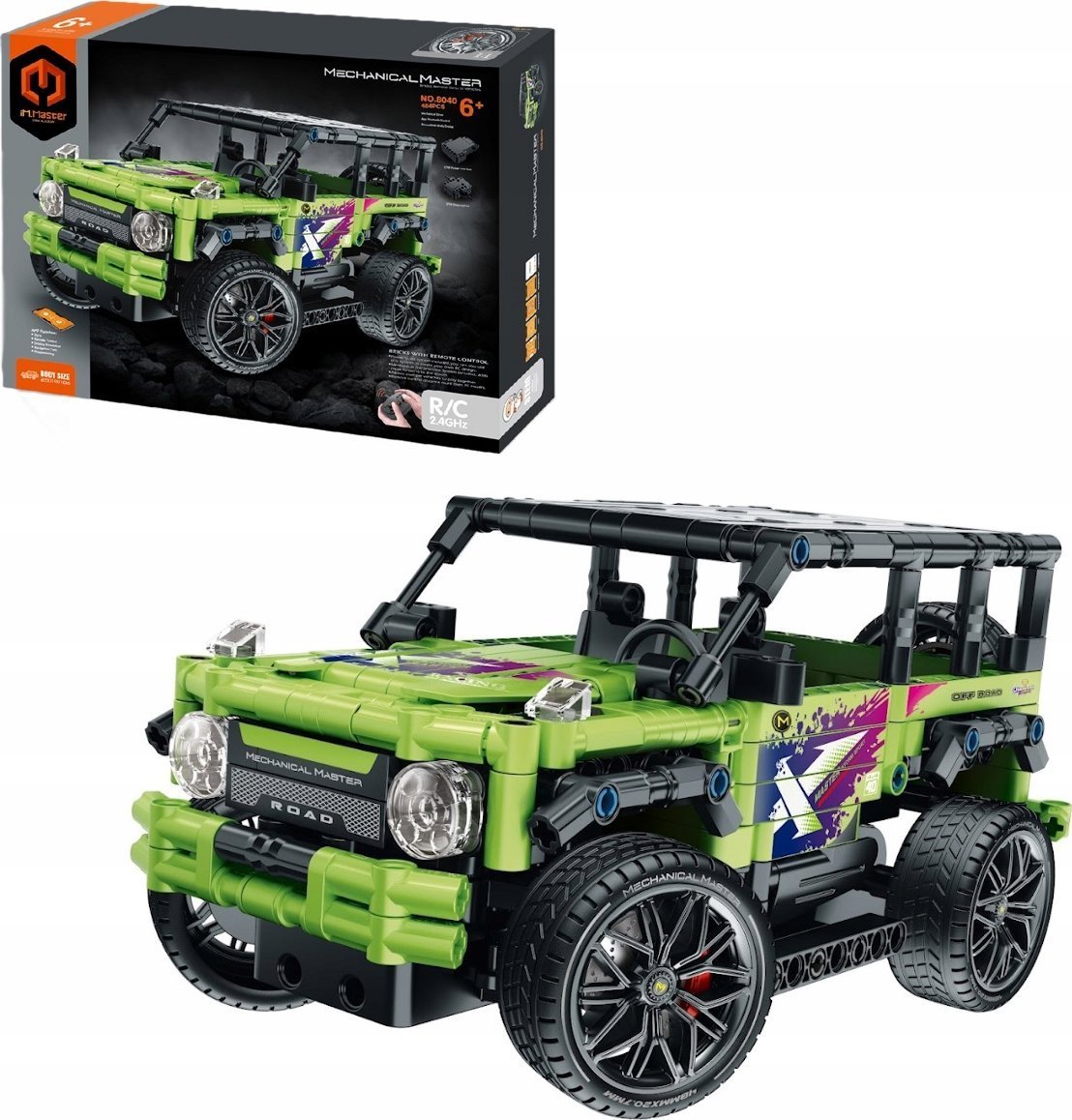 Pan i Pani Gadżet Pan a paní Gadgeťoví IM.MASTER RC jeep limetková 484el 8040 40608