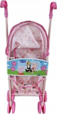 Świnka Peppa Kočárek Prasátko Peppa PEPPA PIG se stříškou 1424027