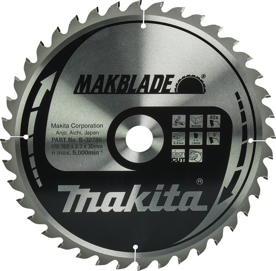 Makita  KRUHOVÁ PILA 305x30x40z MAKBLADE WOOD