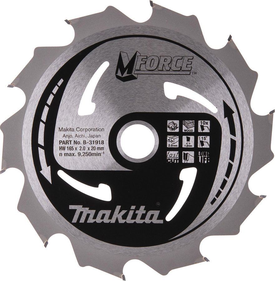 Makita  KRUHOVÁ PILA 165x20x10z M-FORCE WOOD
