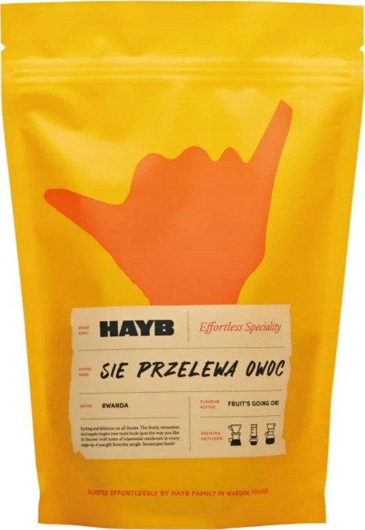 HAYB Sie Przelew ovocná zrnková káva 250 g