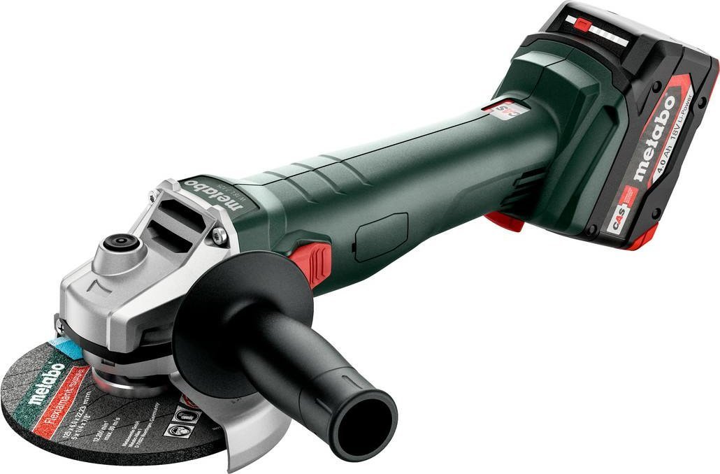 METABO. ÚHLOVÁ BRUSKA 18 7-125 2x4 0Ah METABOX