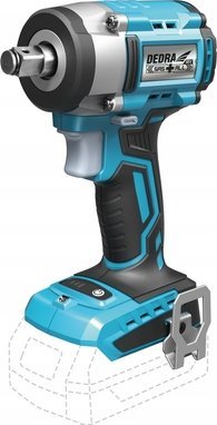 Rázový utahovák Dedra AKUMULÁTOROVÝ NÁRAZOVÝ KLAPKA. Brushless 1/2   350NM 18V SAS+