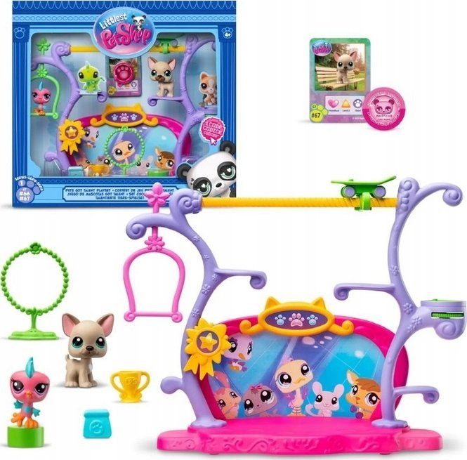 Littlest Pet Shop hrací sada LITTLEST PET SHOP figurka Mazlíčci mají talent