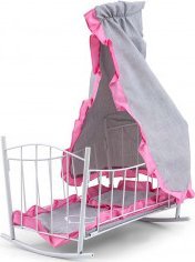 Milly Mally Kolébka pro panenky Lily s nebesy Prestige Pink