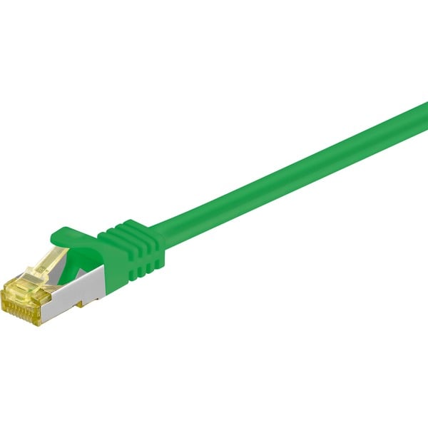 RJ-45 Patchkabel Cat 6.a S/FTP (PIMF), mit Cat.7 Rohkabel