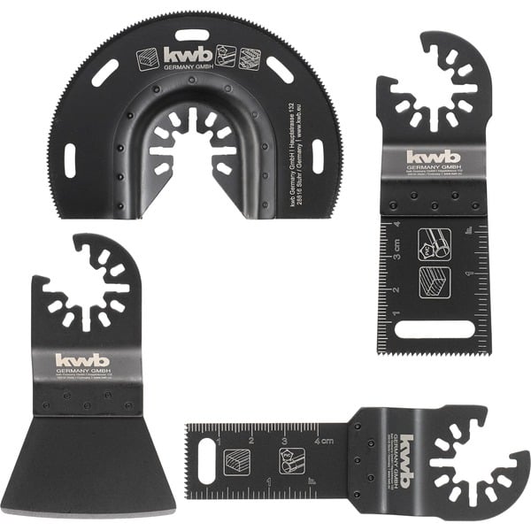 Multi-Tool-Set für Holz, Kunststoff, 4-teilig, Sägeblatt-Satz