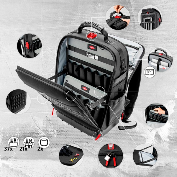 Knipex Werkzeugrucksack Modul X18 - Elektro